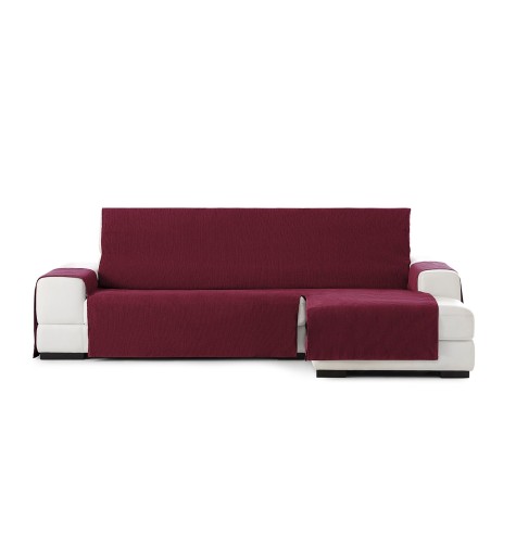 Cubre Chaise Longue Mid | Tejido de líneas verticales | Protección parcial elegante | Lavable en lavadora