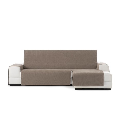 Cubre Chaise Longue Mid | Tejido de líneas verticales | Protección parcial elegante | Lavable en lavadora