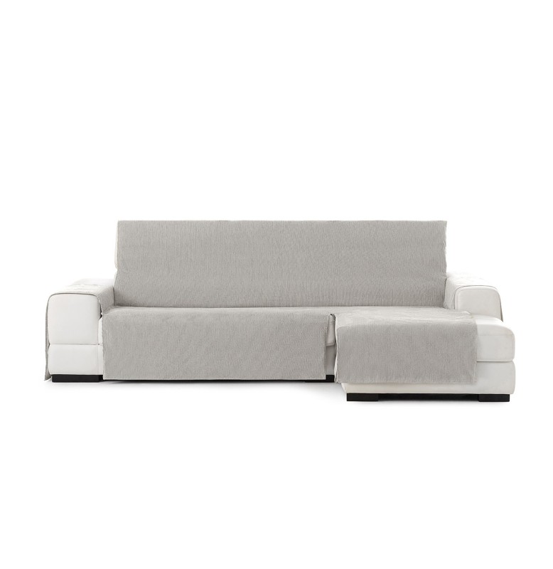 Cubre Chaise Longue Mid | Tejido de líneas verticales | Protección parcial elegante | Lavable en lavadora