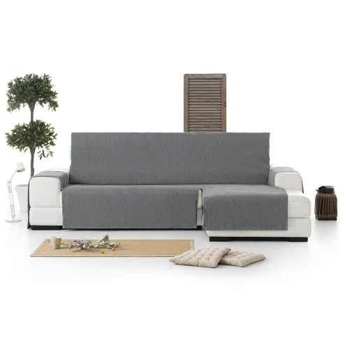 Cubre Chaise Longue Mid | Tejido de líneas verticales | Protección parcial elegante | Lavable en lavadora