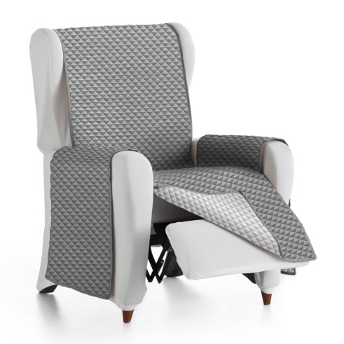Funda Sillón Relax Oslo | Rombos acolchados | Cobertura parcial suave | Reversible y práctica