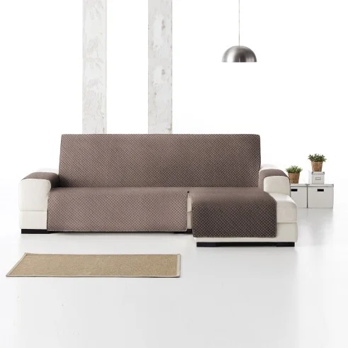 Funda Chaise Longue Malmo | Geometría acolchada | Protección visual sin ocultar | Lavado fácil