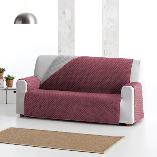 Funda Sofá Malmo | Geometría acolchada | Estilo contemporáneo y reversible | Fácil limpieza