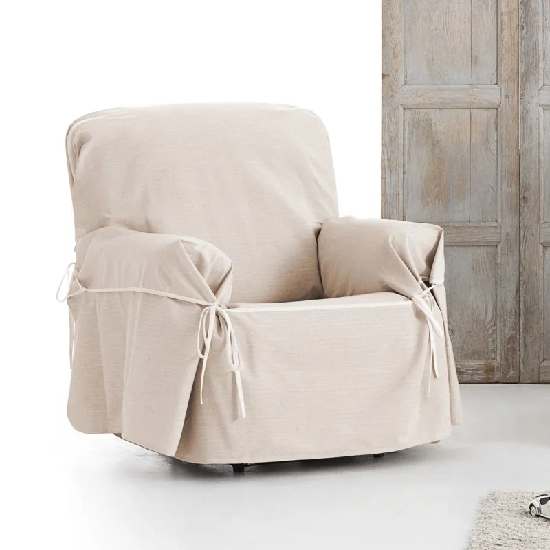 Funda de sillón impermeable con lazos Modelo Garona Funda de sillón impermeable con lazos Modelo Garona