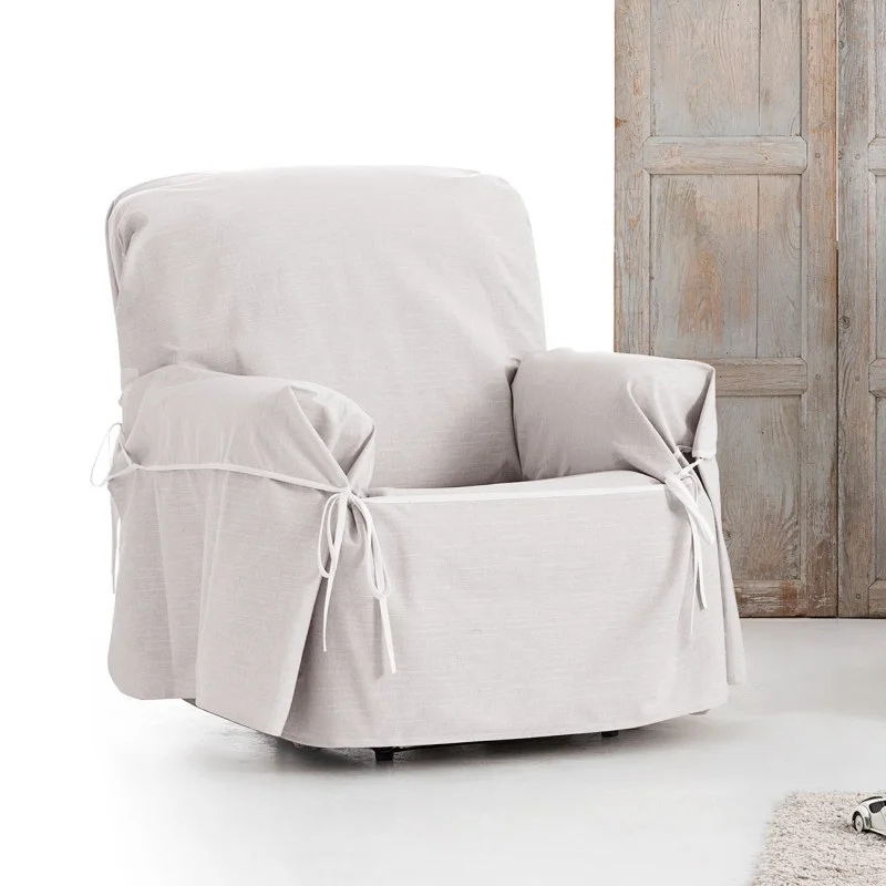 Funda de sillón impermeable con lazos Modelo Garona Funda de sillón impermeable con lazos Modelo Garona