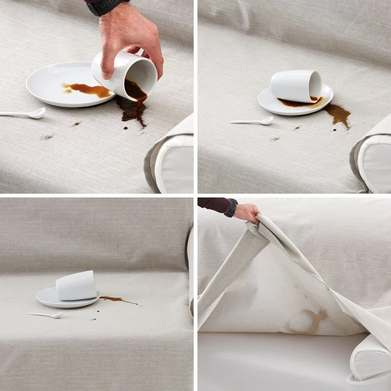 Funda de sillón impermeable con lazos Modelo Garona Funda de sillón impermeable con lazos Modelo Garona