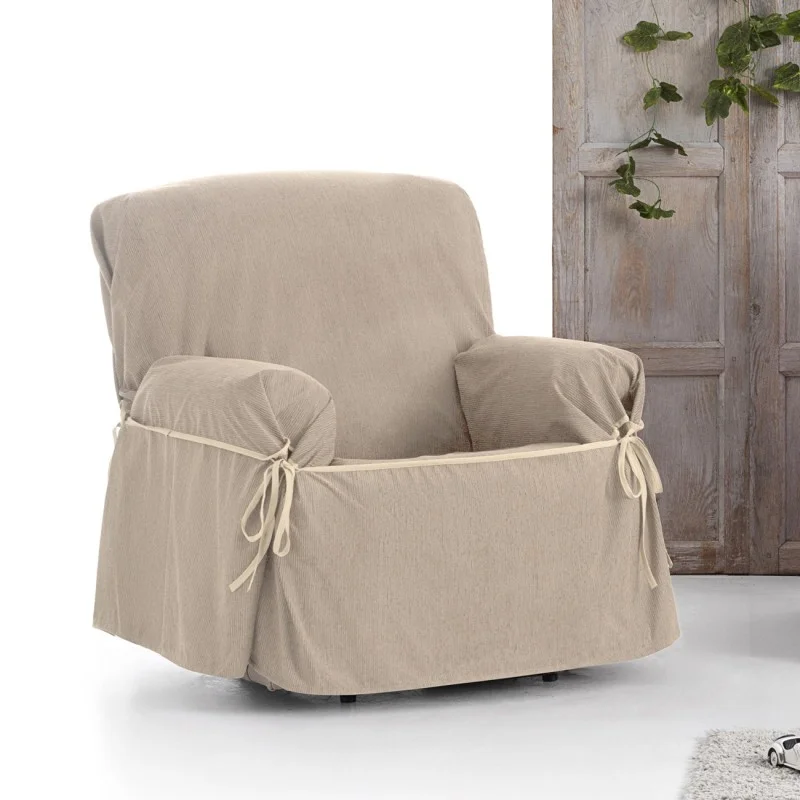 Funda de sofá impermeable con lazos Modelo Loira Funda de sofá impermeable con lazos Modelo Loira
