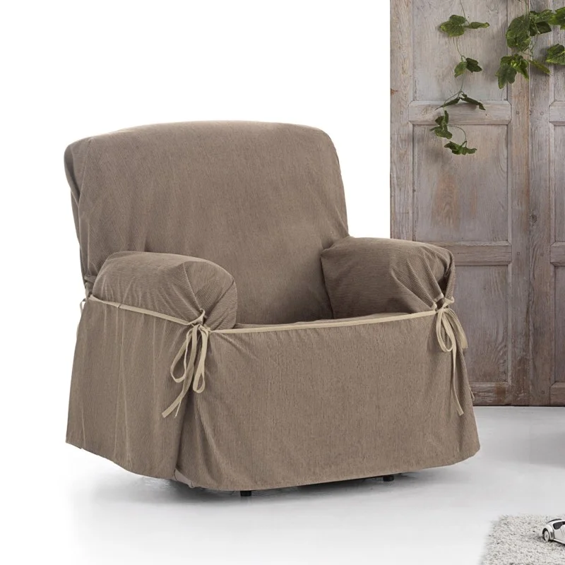 Funda de sofá impermeable con lazos Modelo Loira Funda de sofá impermeable con lazos Modelo Loira
