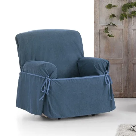 Funda de sillón impermeable con lazos Modelo Loira
