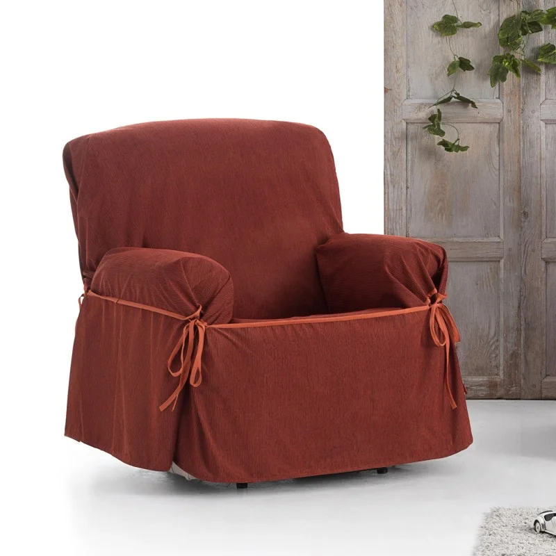 Funda de sillón impermeable con lazos Modelo Loira Funda de sillón impermeable con lazos Modelo Loira