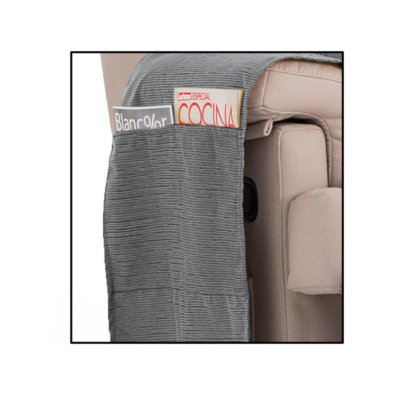 Funda Chaise Longue Impermeable Loira | Tejido acanalado | Bolsillos funcionales | Lavado en lavadora Funda Chaise Longue Impermeable Loira | Tejido acanalado | Bolsillos funcionales | Lavado en lavadora