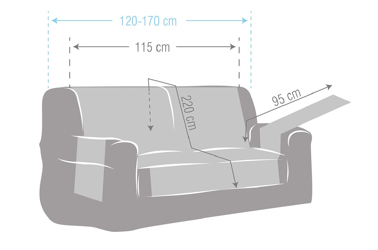 Cubre sofá acolchado impermeable Oslo Protect | Rombos modernos | Estilo reversible | Protección lavable Cubre sofá acolchado impermeable Oslo Protect | Rombos modernos | Estilo reversible | Protección lavable