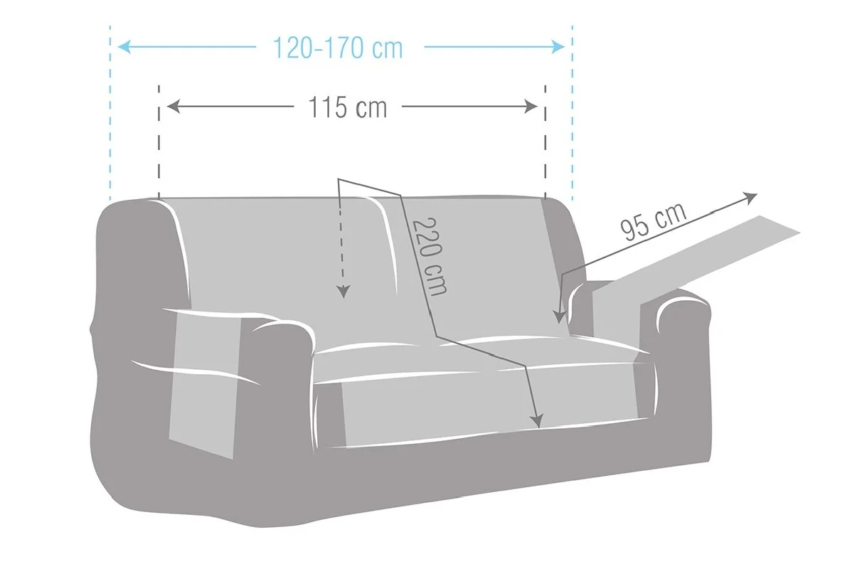 Cubre sofá acolchado impermeable Oslo Protect | Rombos modernos | Estilo reversible | Protección lavable Cubre sofá acolchado impermeable Oslo Protect | Rombos modernos | Estilo reversible | Protección lavable