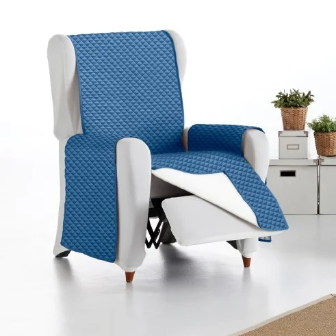 Cubre sofá acolchado impermeable Oslo Protect | Rombos modernos | Estilo reversible | Protección lavable