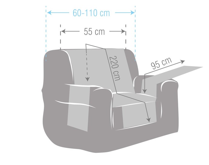 Funda impermeable cubre sillón Modelo Oslo Protect