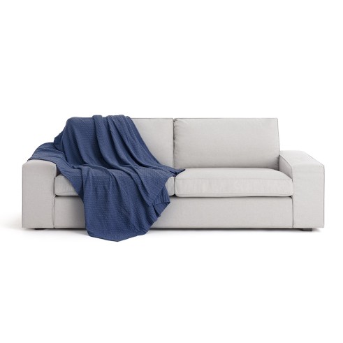 Foulard multiusos Cotonet | Textura entrelazada | Protección decorativa | Suave y lavable