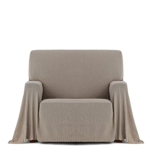 Foulard sillón Cotonet | Textura suave entrelazada | Estilo acogedor | Protección práctica