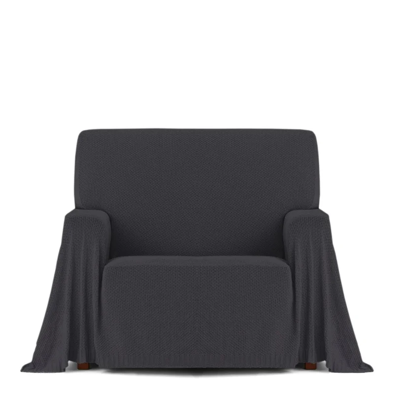 Foulard sillón Cotonet | Textura suave entrelazada | Estilo acogedor | Protección práctica