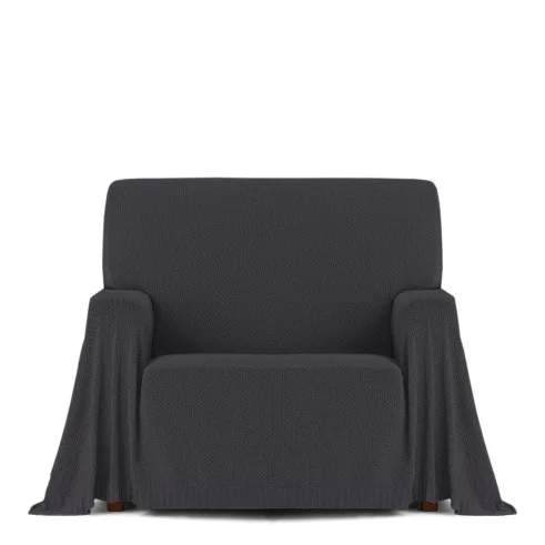 Foulard sillón Cotonet | Textura suave entrelazada | Estilo acogedor | Protección práctica