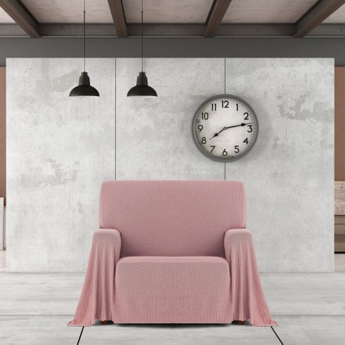 Foulard sillón Cotonet | Textura suave entrelazada | Estilo acogedor | Protección práctica