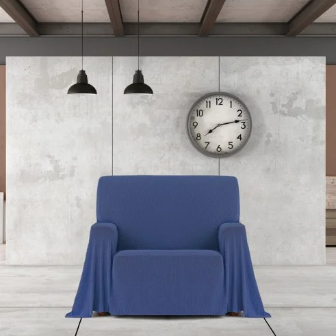 Foulard sillón Cotonet | Textura suave entrelazada | Estilo acogedor | Protección práctica