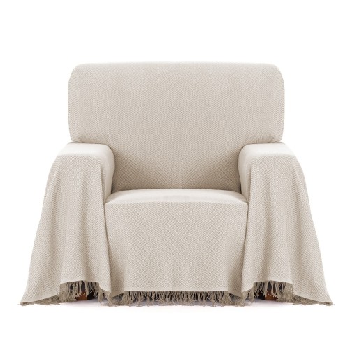 Foulard sillón Espiga | Patrón chevron | Toque decorativo clásico | Lavable a máquina