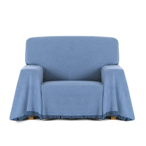 Foulard sillón Sugus | Zigzag colorido | Toque moderno | Lavable y práctico