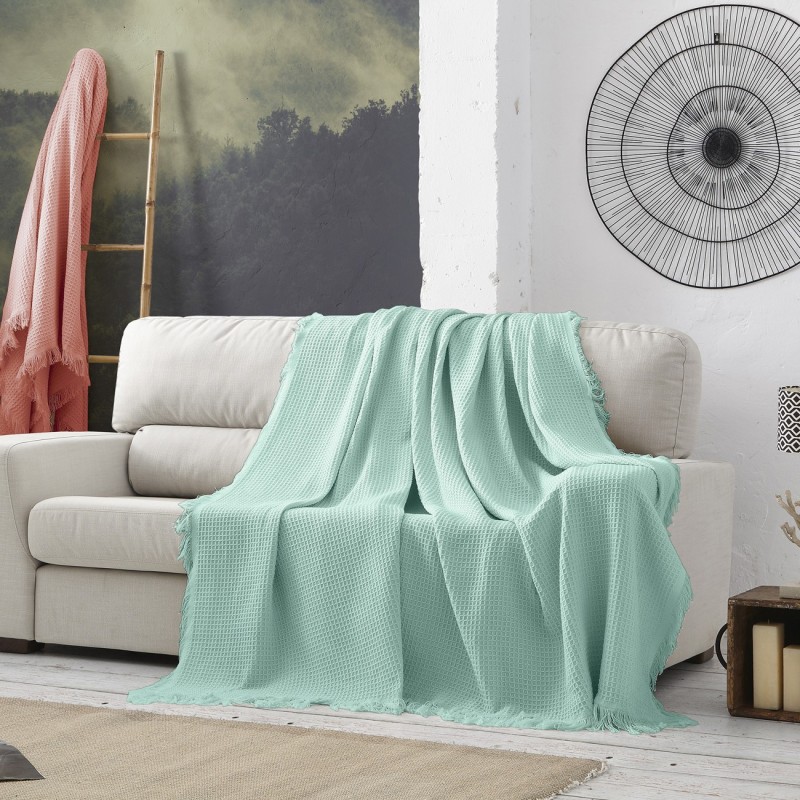 Foulard sillón Amazonas | Tejido waffle | Estilo acogedor | Protección lavable Foulard sillón Amazonas | Tejido waffle | Estilo acogedor | Protección lavable