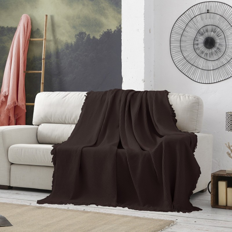 Foulard sillón Amazonas | Tejido waffle | Estilo acogedor | Protección lavable Foulard sillón Amazonas | Tejido waffle | Estilo acogedor | Protección lavable
