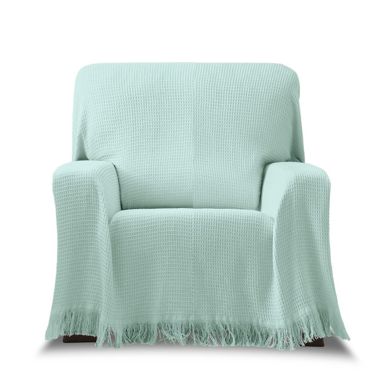Foulard sillón Amazonas | Tejido waffle | Estilo acogedor | Protección lavable Foulard sillón Amazonas | Tejido waffle | Estilo acogedor | Protección lavable
