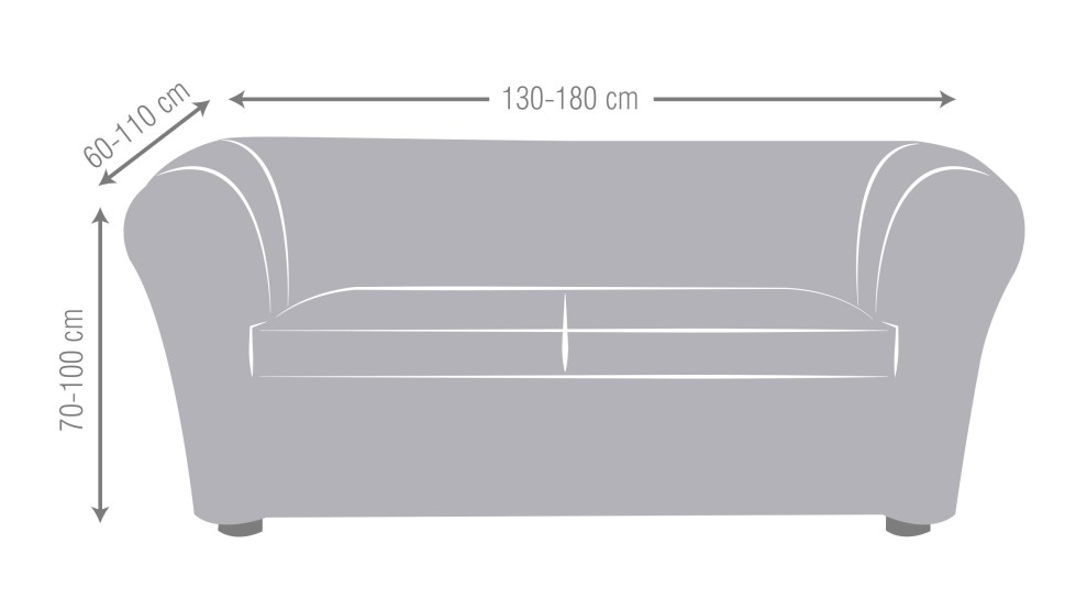 Funda de sofá superelástica para sofá Chester / Klippan modelo Roc