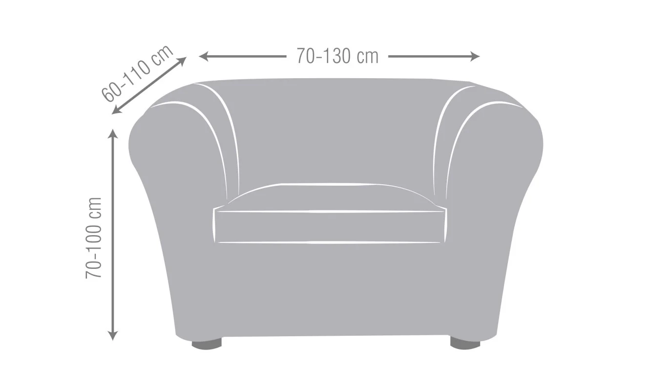 Funda de sofá superelástica para sillón Chester / Klippan modelo Roc Funda de sofá superelástica para sillón Chester / Klippan modelo Roc