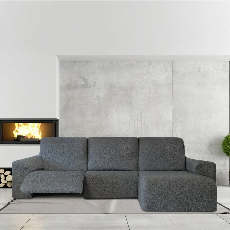 Funda chaise longue relax Roc | Tejido elástico | Ajuste total | Lavable y elegante Funda chaise longue relax Roc | Tejido elástico | Ajuste total | Lavable y elegante