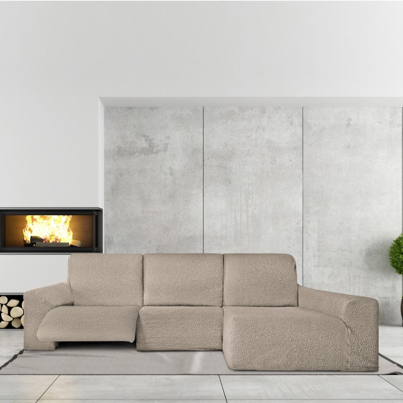 Funda chaise longue relax Roc | Tejido elástico | Ajuste total | Lavable y elegante Funda chaise longue relax Roc | Tejido elástico | Ajuste total | Lavable y elegante