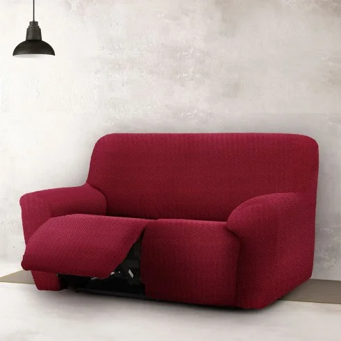 Sofá relax elástico Jaz | Tejido espiga resistente | Ajuste impecable | Compatible con relax 2-3 plazas