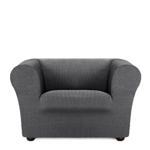Sofá Chester / Klippan elástico Jaz | Tejido espiga | Ajuste impecable | Lavable y versátil