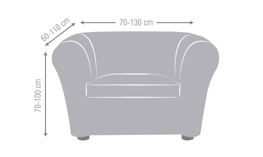 Funda de sofá superelástica para sillón Chester / Klippan modelo Jaz