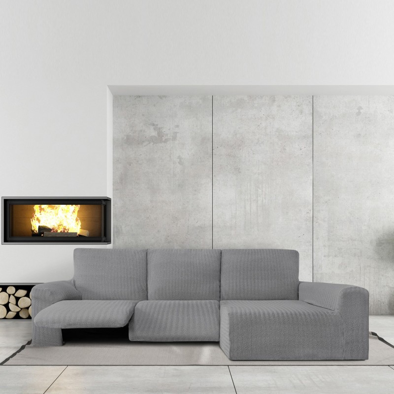 Chaise longue relax elástica Jaz | Tejido espiga | Ajuste funcional | Protección completa y lavable Chaise longue relax elástica Jaz | Tejido espiga | Ajuste funcional | Protección completa y lavable