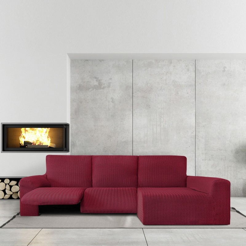 Chaise longue relax elástica Jaz | Tejido espiga | Ajuste funcional | Protección completa y lavable Chaise longue relax elástica Jaz | Tejido espiga | Ajuste funcional | Protección completa y lavable