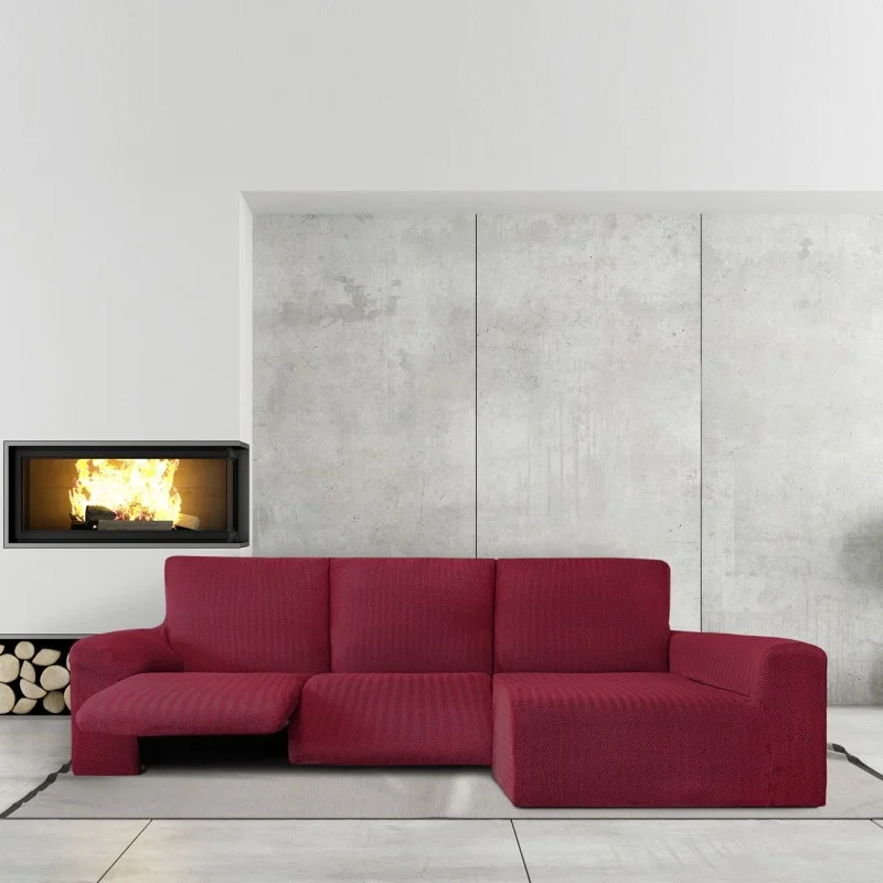 Chaise longue relax elástica Jaz | Tejido espiga | Ajuste funcional | Protección completa y lavable Chaise longue relax elástica Jaz | Tejido espiga | Ajuste funcional | Protección completa y lavable