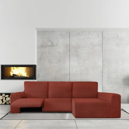 Chaise longue relax elástica Jaz | Tejido espiga | Ajuste funcional | Protección completa y lavable