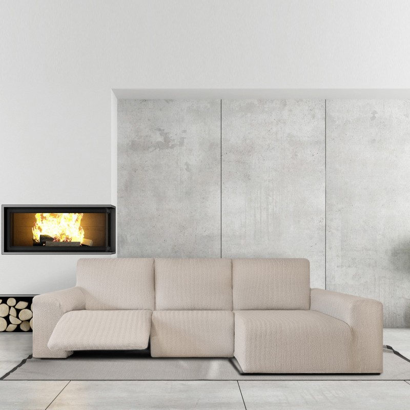 Chaise longue relax elástica Jaz | Tejido espiga | Ajuste funcional | Protección completa y lavable Chaise longue relax elástica Jaz | Tejido espiga | Ajuste funcional | Protección completa y lavable