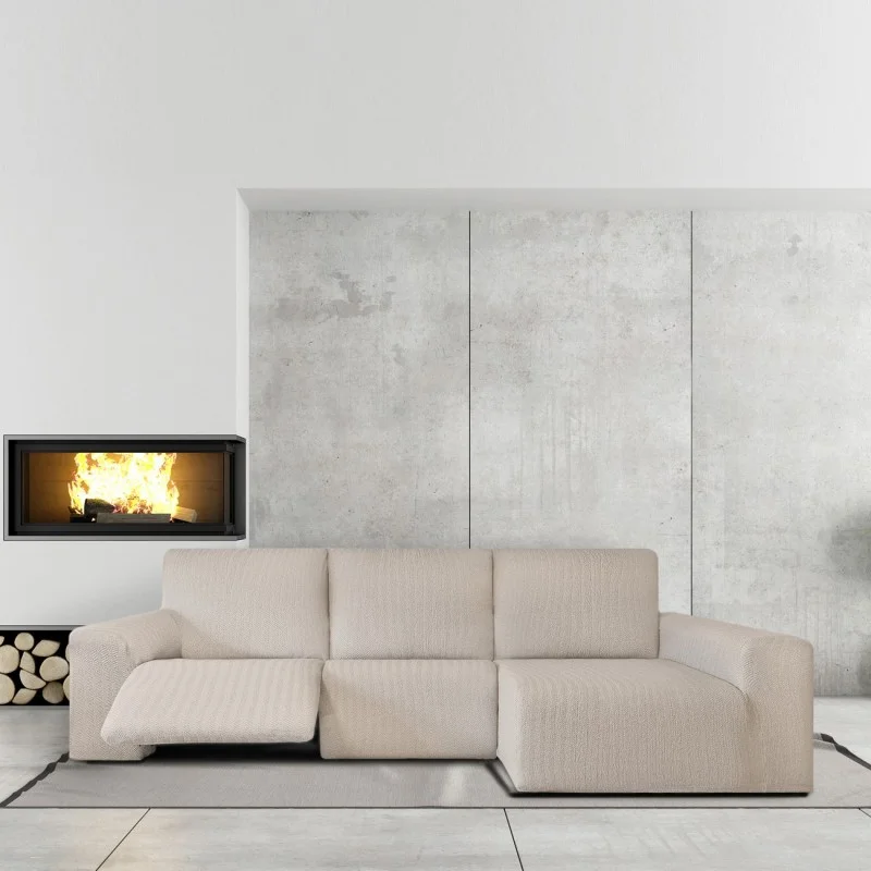 Chaise longue relax elástica Jaz | Tejido espiga | Ajuste funcional | Protección completa y lavable