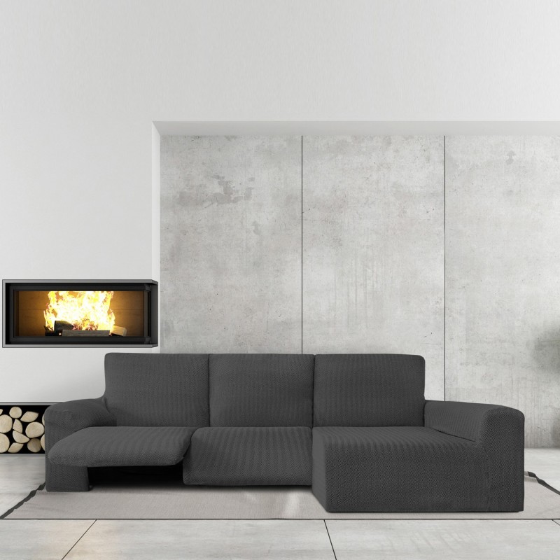 Chaise longue relax elástica Jaz | Tejido espiga | Ajuste funcional | Protección completa y lavable Chaise longue relax elástica Jaz | Tejido espiga | Ajuste funcional | Protección completa y lavable
