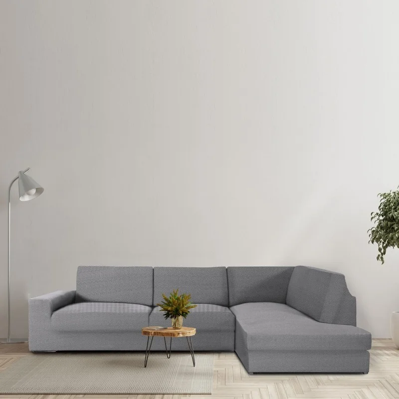 Funda superelástica para Chaise Longue rinconero modelo Jaz Funda superelástica para Chaise Longue rinconero modelo Jaz