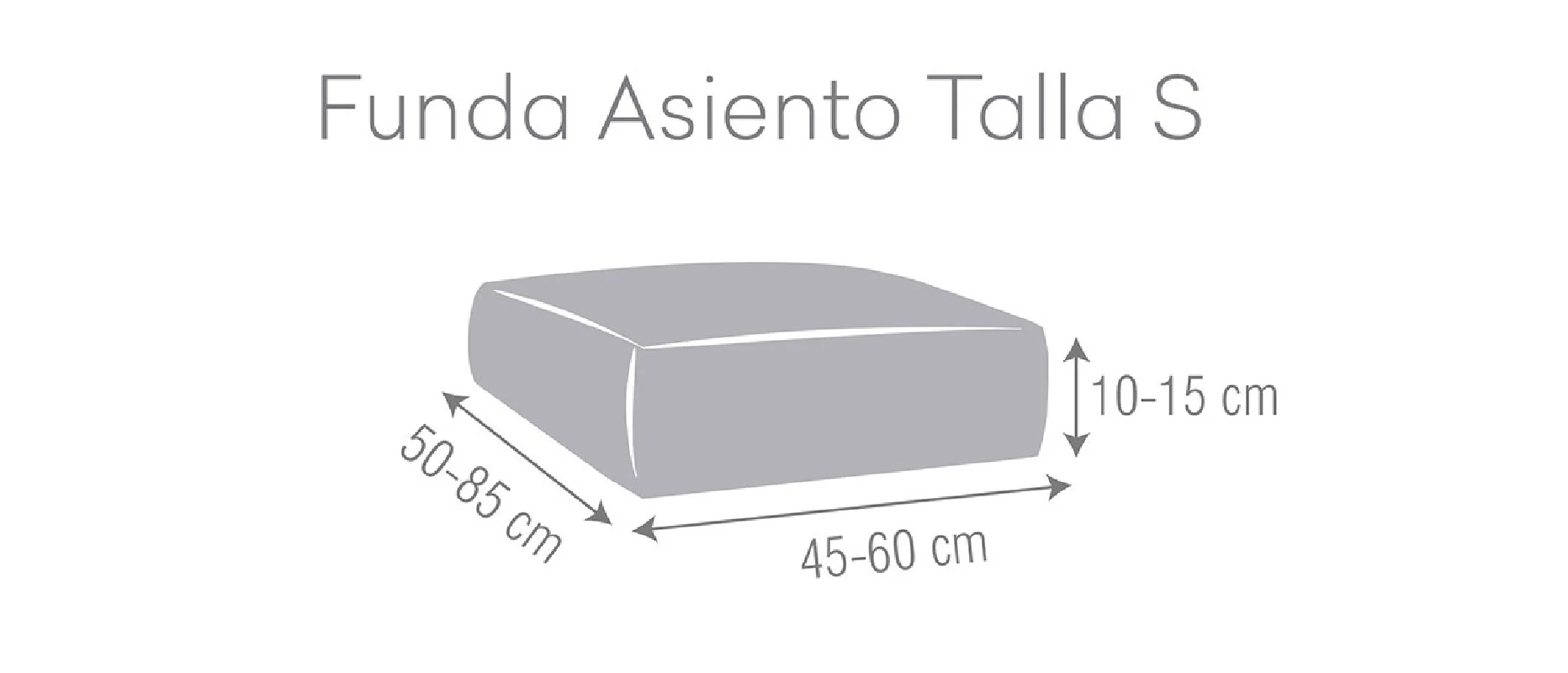 Funda superelástica para asientos o respaldos de sofá Modelo Roc Funda superelástica para asientos o respaldos de sofá Modelo Roc