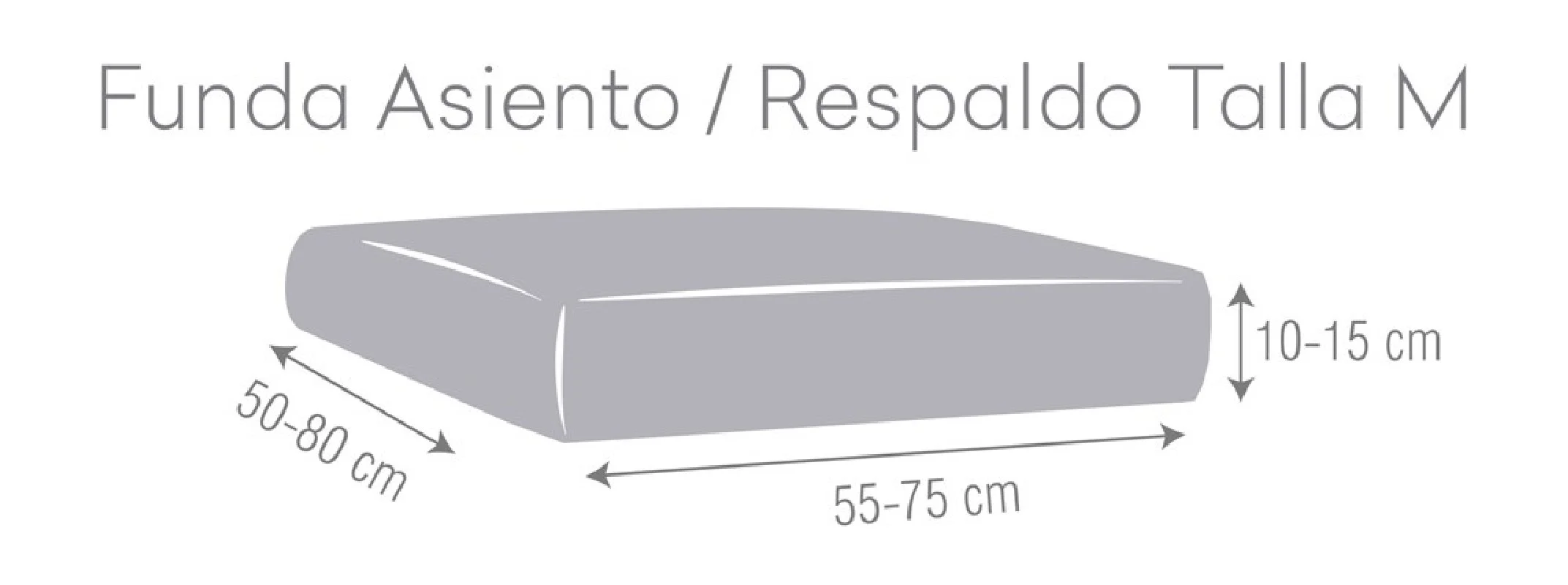 Funda bielástica para asientos o respaldos de sofá Modelo Bronx Funda bielástica para asientos o respaldos de sofá Modelo Bronx