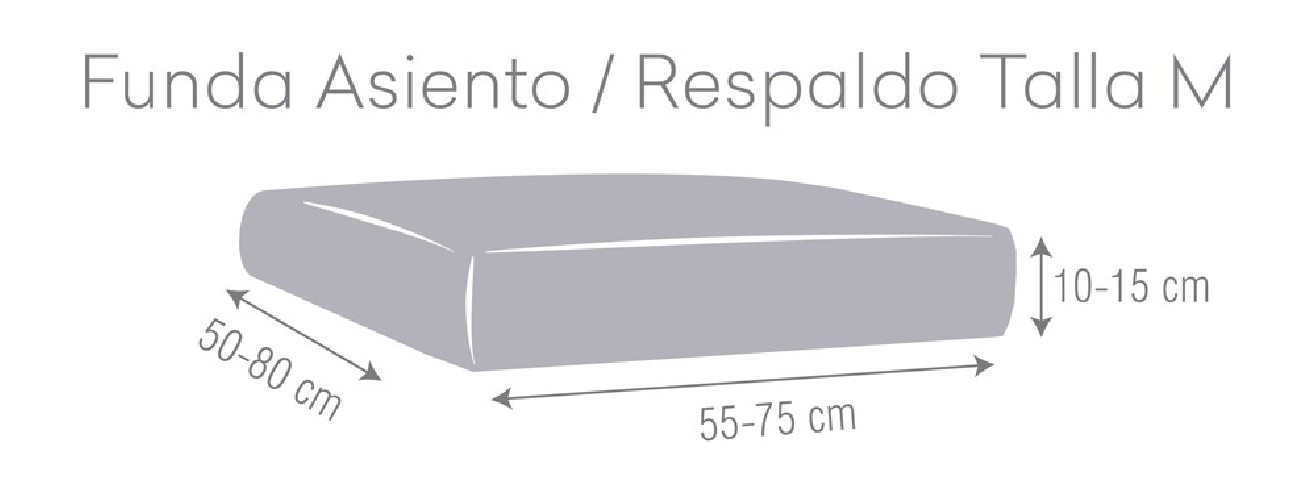 Asiento o respaldo bielástico Bronx | Textura suave | Ajuste firme | Lavado sencillo y duradero