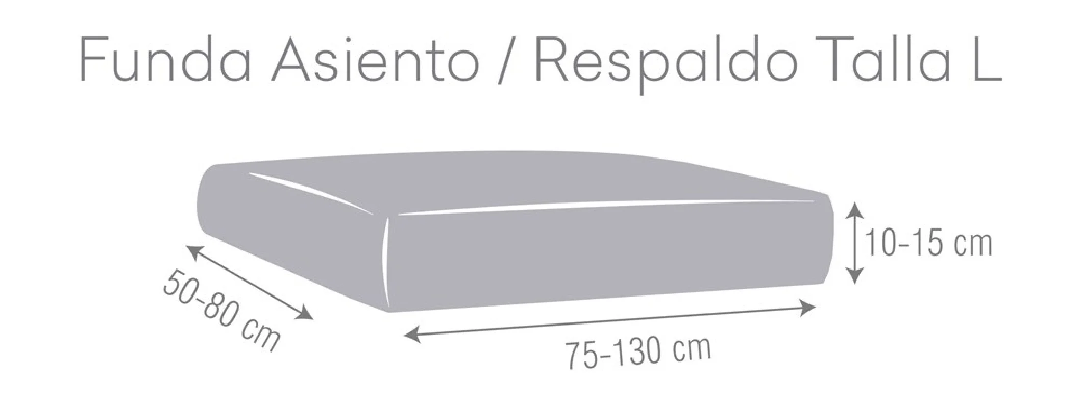 Funda bielástica para asientos o respaldos de sofá Modelo Bronx Funda bielástica para asientos o respaldos de sofá Modelo Bronx