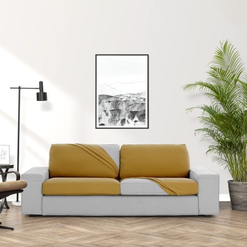 Asiento o respaldo bielástico Bronx | Textura suave | Ajuste firme | Lavado sencillo y duradero